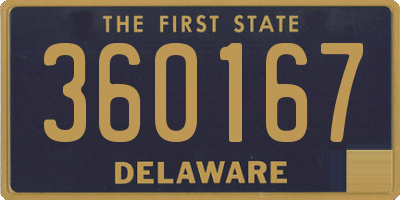 DE license plate 360167