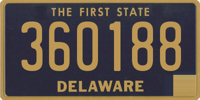 DE license plate 360188