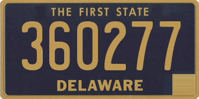 DE license plate 360277