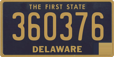 DE license plate 360376