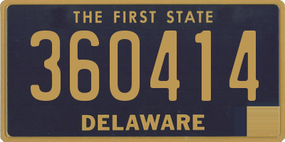 DE license plate 360414