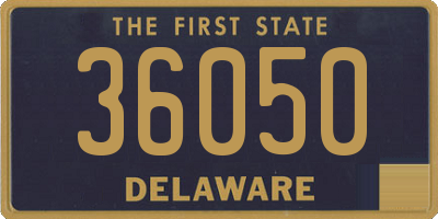 DE license plate 36050