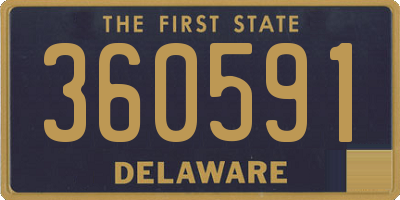 DE license plate 360591