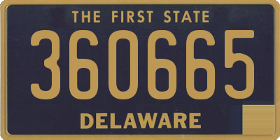 DE license plate 360665