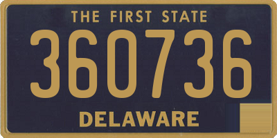 DE license plate 360736
