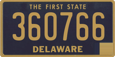 DE license plate 360766