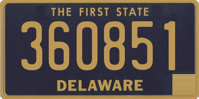 DE license plate 360851