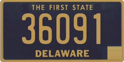 DE license plate 36091