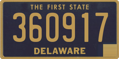 DE license plate 360917