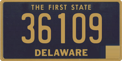 DE license plate 36109