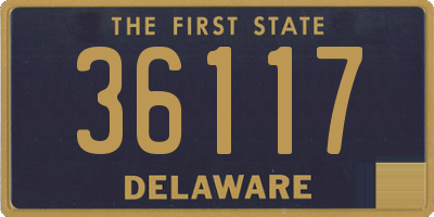 DE license plate 36117