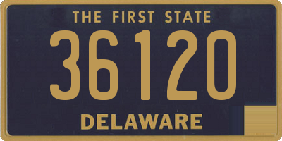 DE license plate 36120