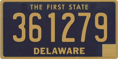 DE license plate 361279