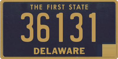 DE license plate 36131