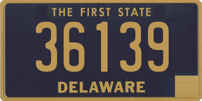 DE license plate 36139