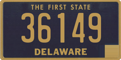 DE license plate 36149
