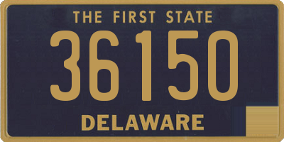 DE license plate 36150