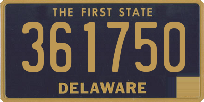 DE license plate 361750