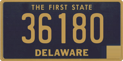 DE license plate 36180