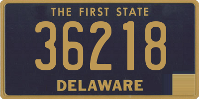 DE license plate 36218