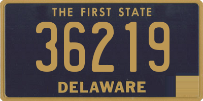 DE license plate 36219