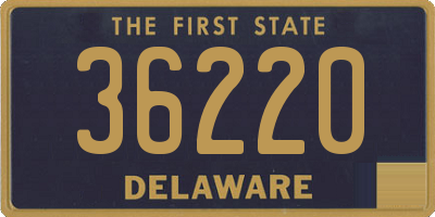 DE license plate 36220