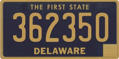 DE license plate 362350