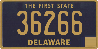 DE license plate 36266