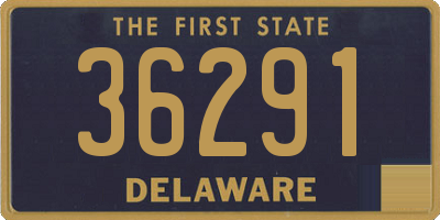 DE license plate 36291