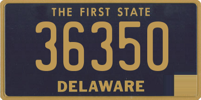 DE license plate 36350