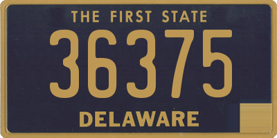 DE license plate 36375