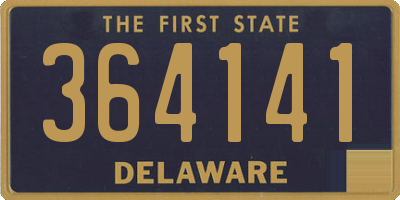 DE license plate 364141