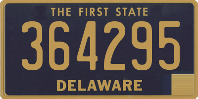 DE license plate 364295
