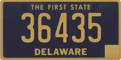 DE license plate 36435