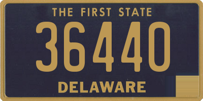 DE license plate 36440