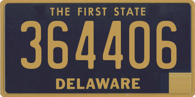 DE license plate 364406