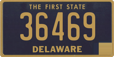 DE license plate 36469