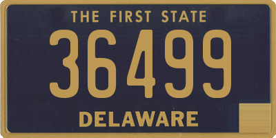 DE license plate 36499