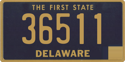 DE license plate 36511