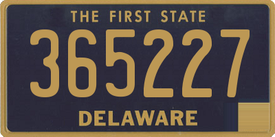 DE license plate 365227