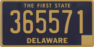 DE license plate 365571