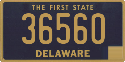 DE license plate 36560