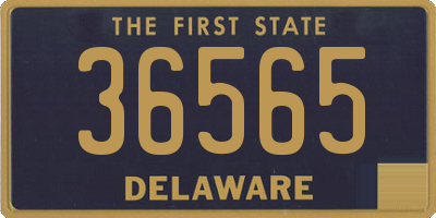DE license plate 36565