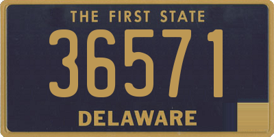 DE license plate 36571