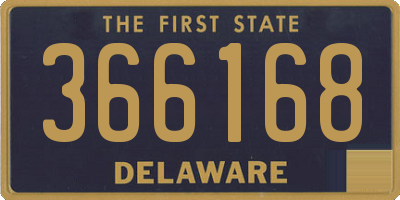DE license plate 366168