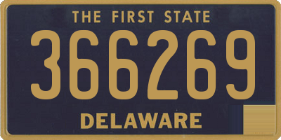 DE license plate 366269