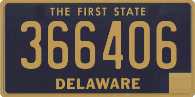 DE license plate 366406