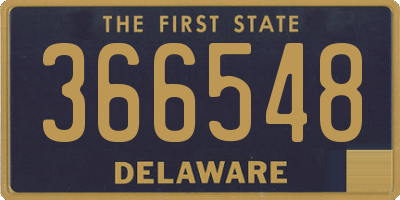 DE license plate 366548