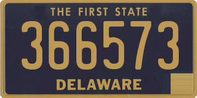 DE license plate 366573