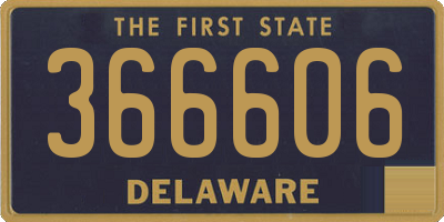 DE license plate 366606